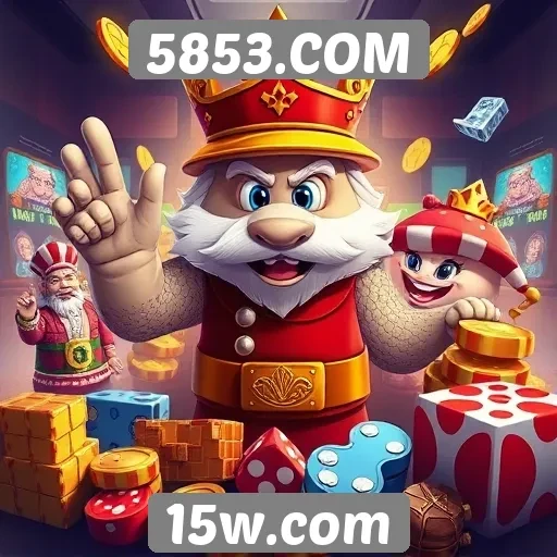 Diversidade de jogos oferecidos por 5853.COM